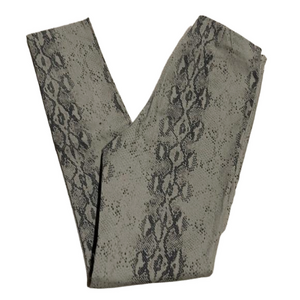 Easel Khaki Snakeskin Print Leggings - NWT